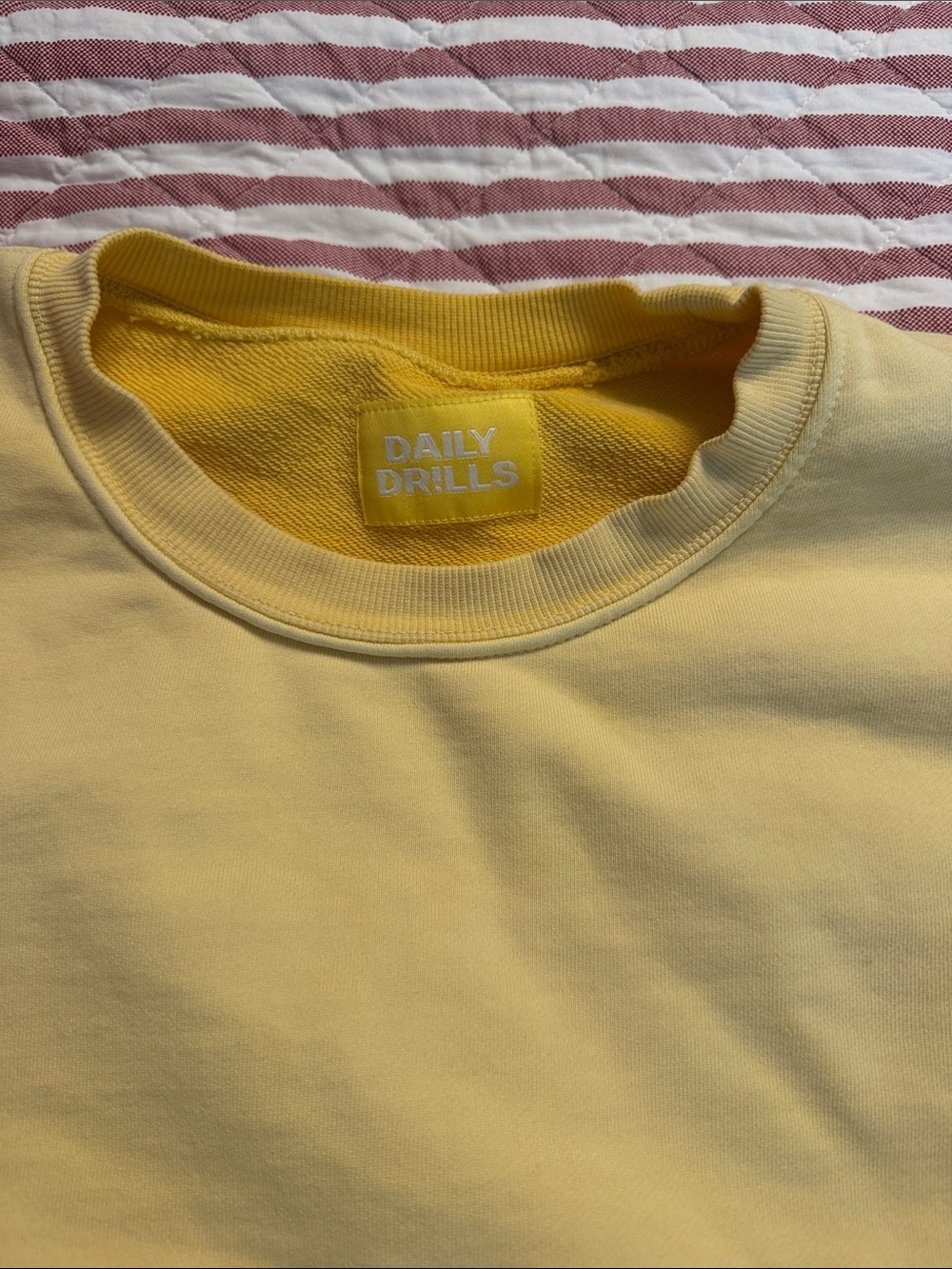 BNNW UNISEX OVERSIZED CREW Sunsoaked Sunny with Monochrome Patch - Picture 5 of 10